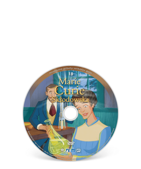 animovaný film Marie Curie-Skłodowska na DVD