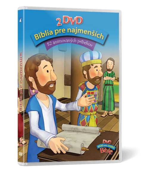 animovaný seriál Biblia pre najmenších na 2 DVD