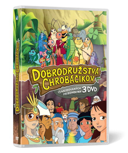 animovaný seriál Dobrodružstvá chrobáčikov na 3 DVD