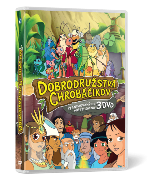 animovaný seriál Dobrodružstvá chrobáčikov na 3 DVD