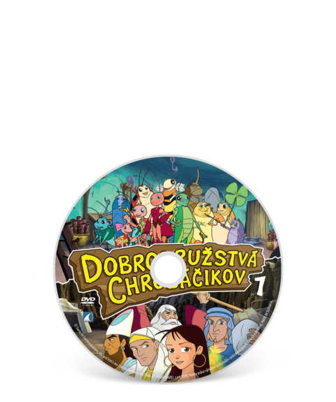 animovaný seriál Dobrodružstvá chrobáčikov na 3 DVD