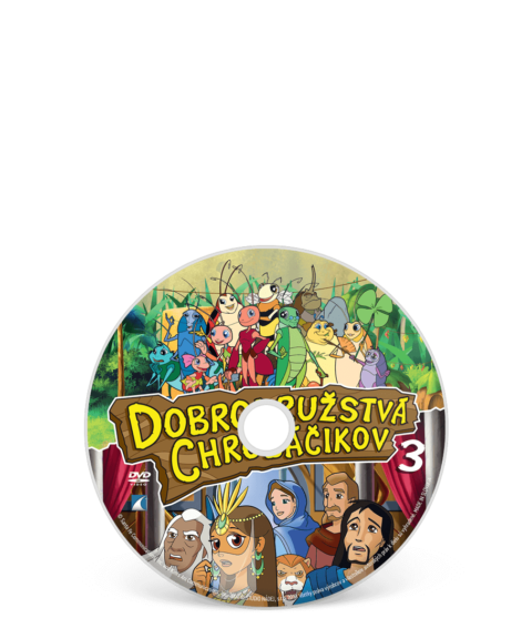 animovaný seriál Dobrodružstvá chrobáčikov na 3 DVD